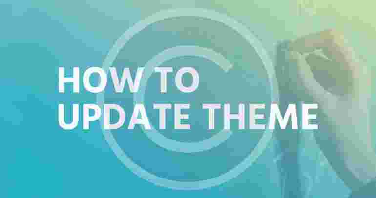 How to update theme